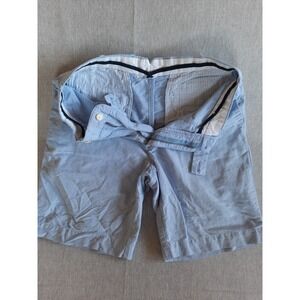 Polo By Ralph Lauren Men 33 Cotton Lightweight Herringbone Blue Hybrid Short